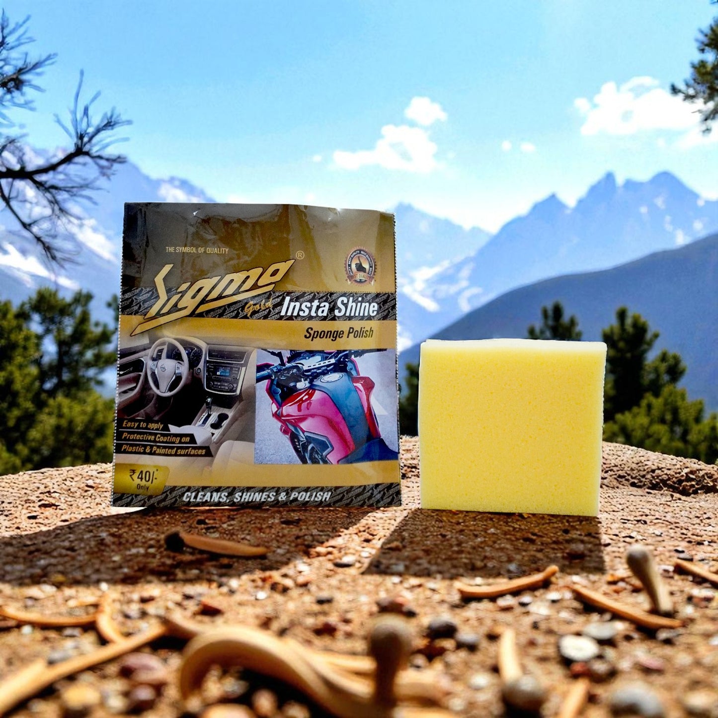Insta Shine (pack of 10 ) | Pocket-sized polish for instant bike and car shine anywhere.