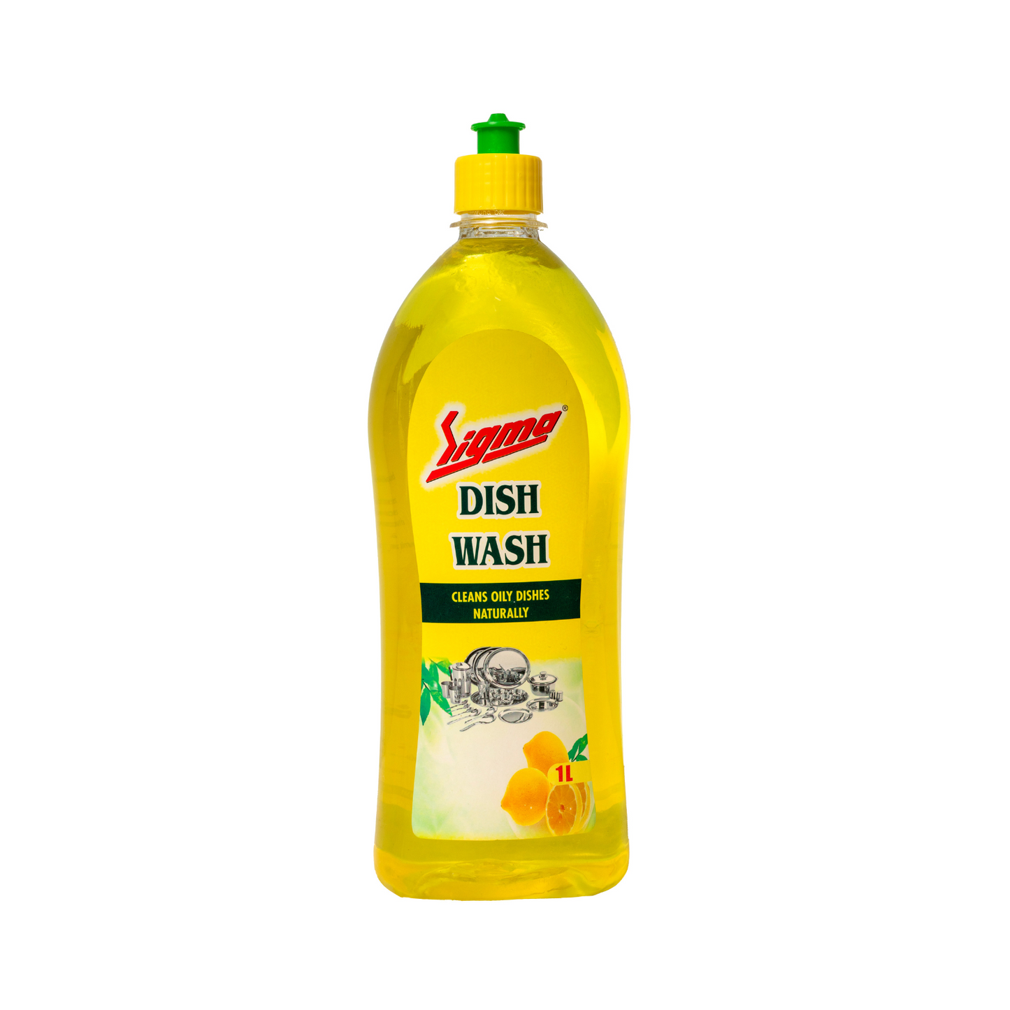 Dish Wash (1 Ltr) | Fights grease, gentle on hands - household or commercial. Tough oil removal, Skin-friendly, Fresh scent, Thick formula