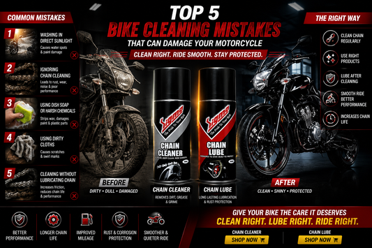 Top 5 Bike Cleaning Mistakes That Can Damage Your Motorcycle