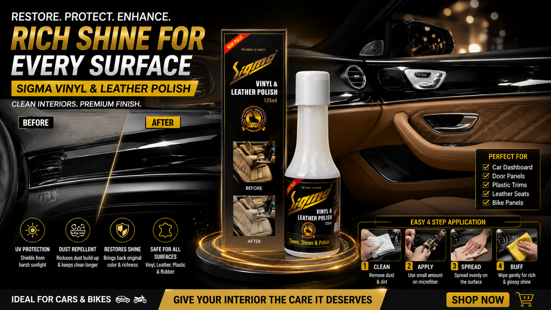Sigma Vinyl & Leather Polish (125ml)
