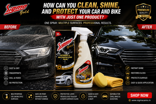 How Can You Make Your Car and Bike Shine Like New with Just One Spray?