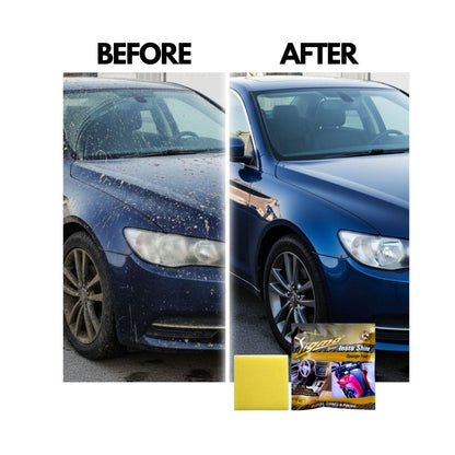 Sigma Cares Insta Shine Gold – Multi-Surface Sponge Polish | Pack of 5 | Car & Bike Exterior, Dashboard, Shoes & Home Use | Premium Instant Gloss Finish