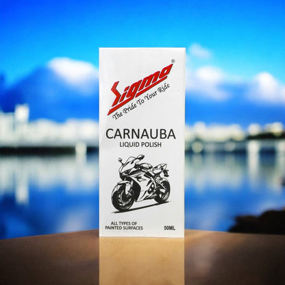 Sigma Liquid Carnauba Body Polish 100 ML + Sigma Cares Car Wash Shampoo 125 ML | High Gloss Shine & Deep Cleaning Combo Sigma Care