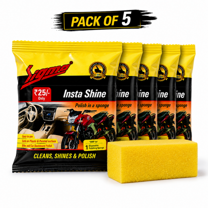 Sigma Auto Wax + Insta Shine Combo | Complete Bike & Car Polish Kit Sigma Care