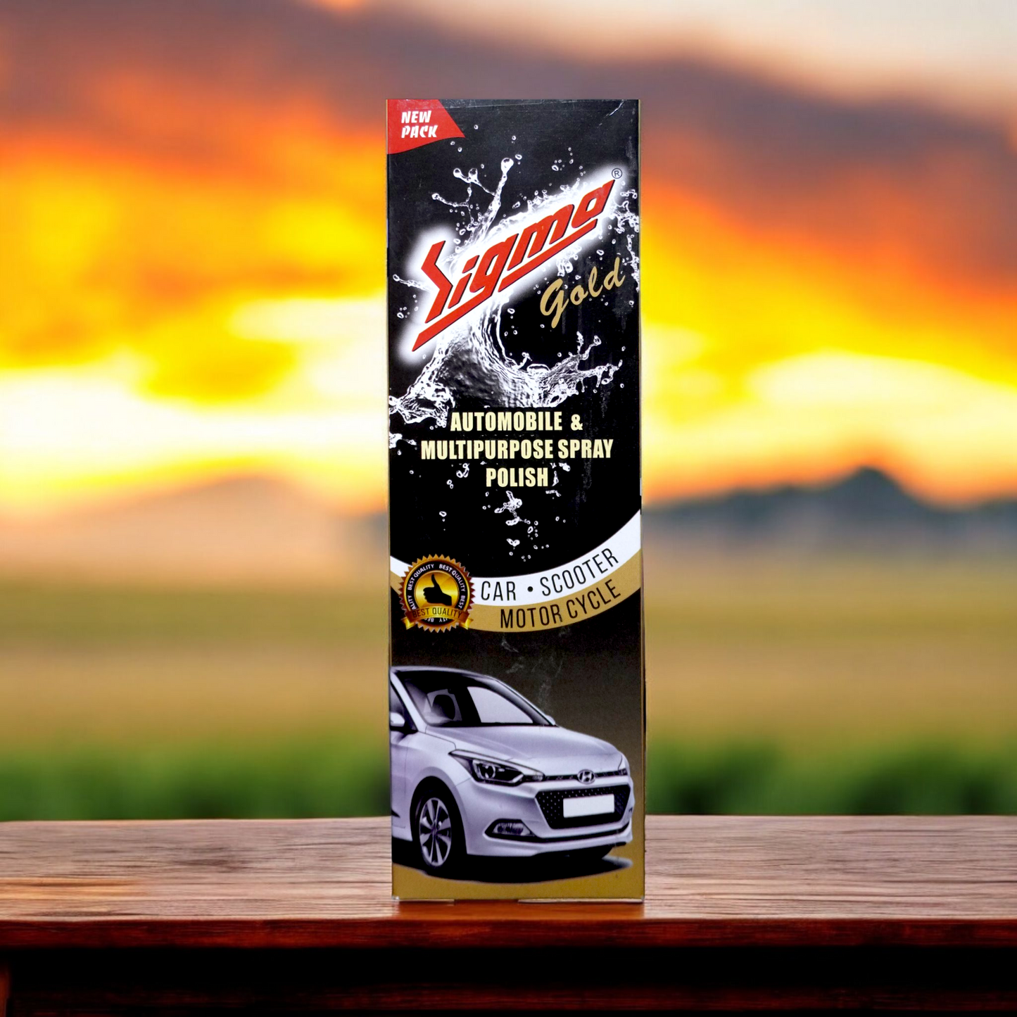 SIGMA All in One Multipurpose 500 ML Liquid Polish for Car, Motorbike, Scooter, Household, Office Care | High Gloss | Easy Application | For Interior & Exterior Surfaces -500mL.