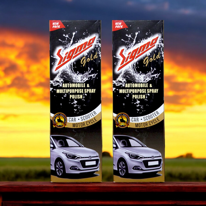 SIGMA All in One Multipurpose 500 ML Liquid Polish for Car, Motorbike, Scooter, Household, Office Care | High Gloss | Easy Application | For Interior & Exterior Surfaces -500mL.