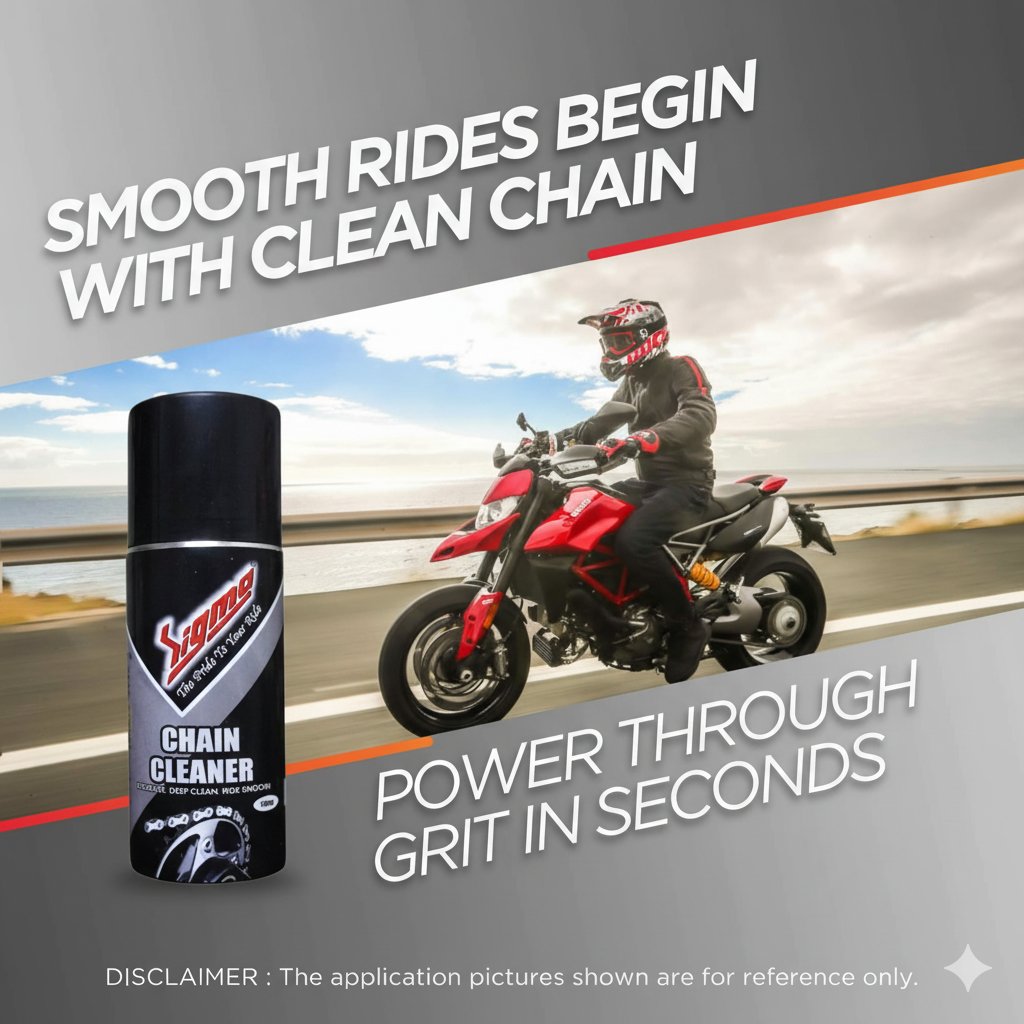 Sigma Cares Chain Cleaner 150ml – Advanced Degreaser for Bike and Bicycle Chains | Fast Deep Cleaning | Rust-Free Formula | Quick Dry | Safe for Metal Chains