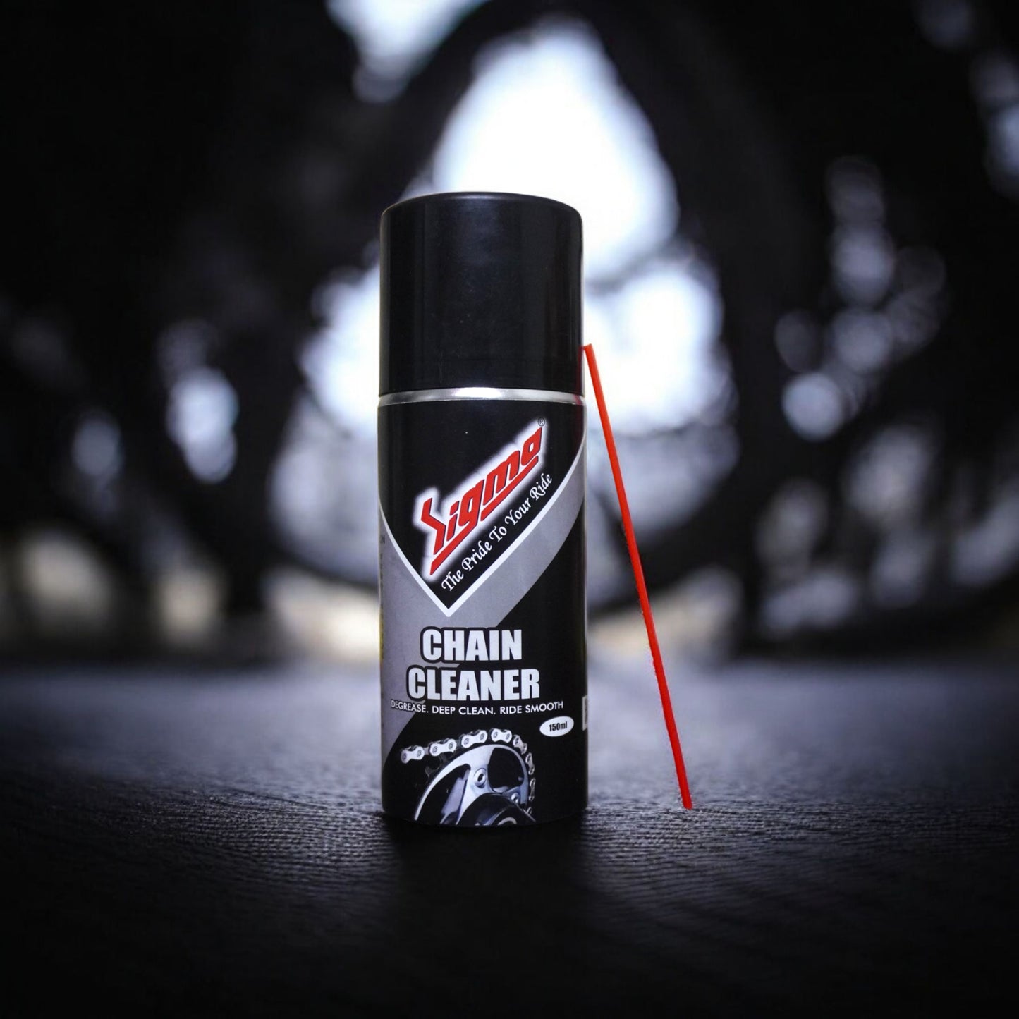 Sigma Cares Chain Cleaner 150ml – Advanced Degreaser for Bike and Bicycle Chains | Fast Deep Cleaning | Rust-Free Formula | Quick Dry | Safe for Metal Chains