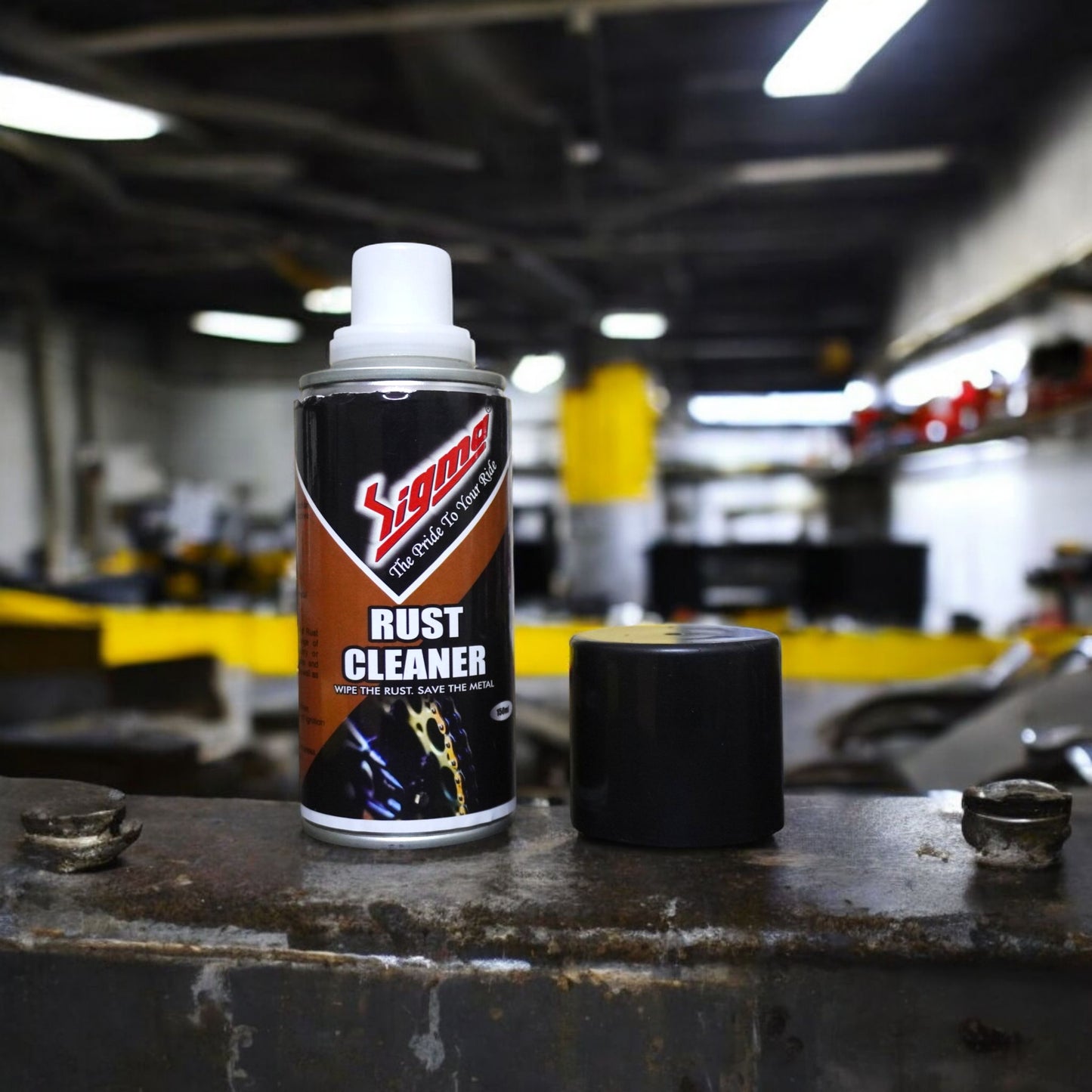 Sigma Cares Rust Cleaner 150ml – Fast Action Rust Remover for Metal Surfaces | Restores Shine | Anti-Corrosion Formula | Ideal for Bike, Car, Tools, and Household Metal Care