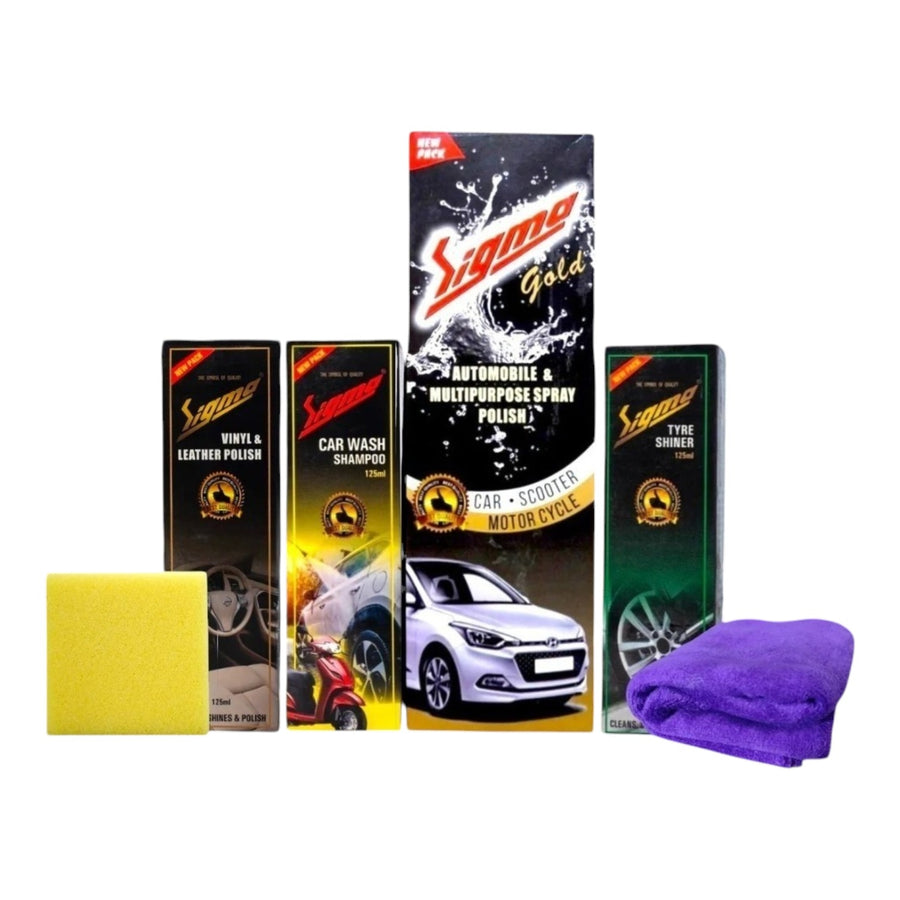 Sigma Gold Pro Detailing Kit – Complete Car and Bike Care Solution