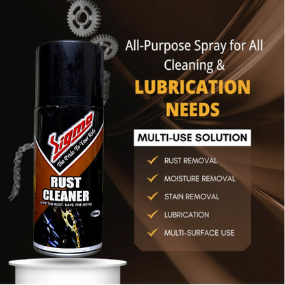 Sigma Cares Rust Cleaner 150ml – Fast Action Rust Remover for Metal Surfaces | Restores Shine | Anti-Corrosion Formula | Ideal for Bike, Car, Tools, and Household Metal Care