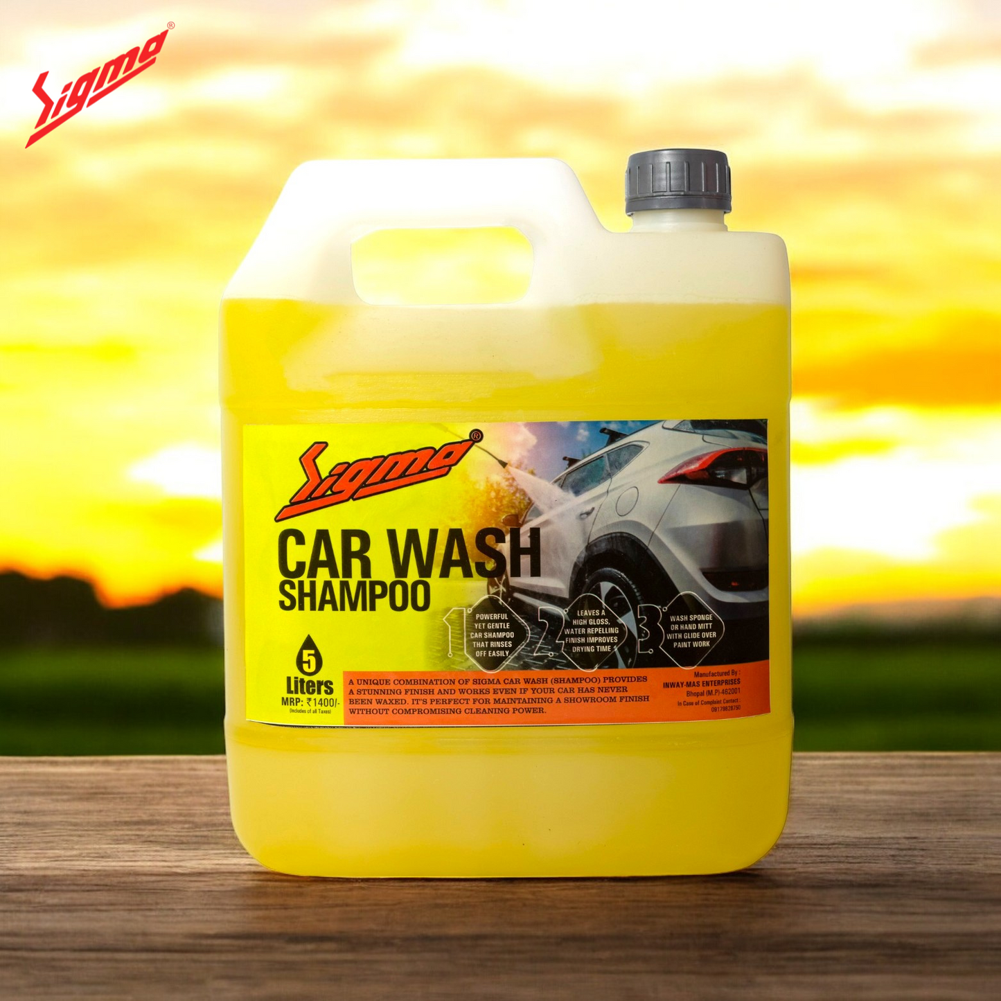 Car Wash Shampoo (125 ml) | Gentle car shampoo that lifts dirt safely. High foam, Paint-safe, Daily use, Travel-size bottle