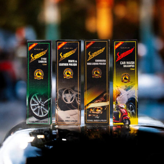 Sigma Cares Complete Car & Bike Detailing Kit – Showroom Shine, Paint Protection & Interior Care