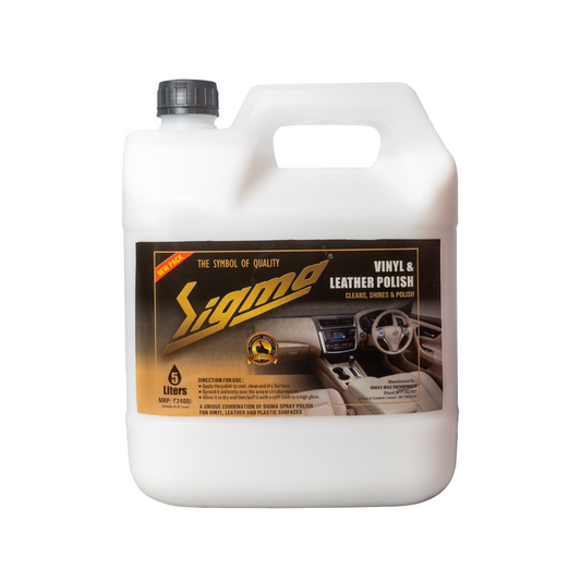 Vinyl & Dashboard Polish (5 Litre) | Bulk dashboard polish for commercial use. Commercial pack, Surface protection, Reduces dust, Long-lasting