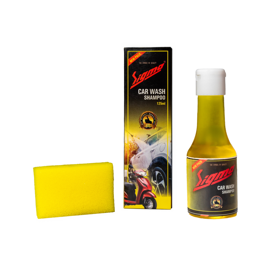 Car Wash Shampoo (125 ml) | Gentle car shampoo that lifts dirt safely. High foam, Paint-safe, Daily use, Travel-size bottle