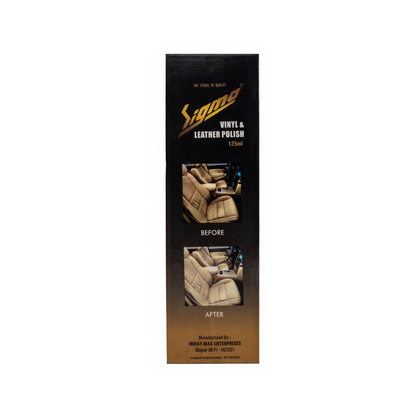 Vinyl & Dashboard Polish (125 ml) | Interior polish to protect and restore dashboards. Matte/semi-gloss finish, UV protection, Non-sticky, Compact size