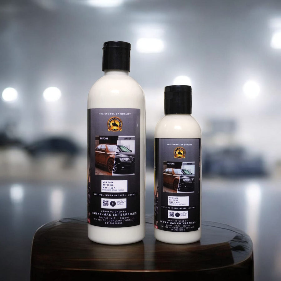 Body Polish (200 ml) Medium-sized for regular car touch-ups. Glossy finish, UV protection, For bikes and cars