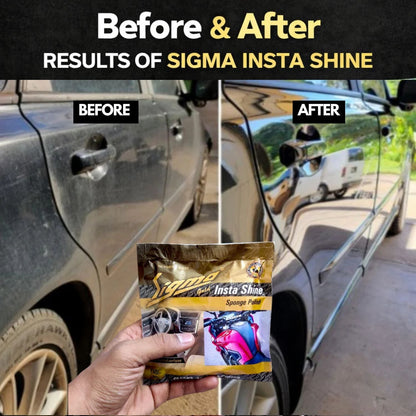 Insta Shine Gold Sponge Polish – Pack of 5 | Car, Bike & Home | Sigma Cares Sigma Care