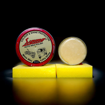 Sigma Cares Auto Wax Polish 40gms – Premium Car & Bike Wax Polish for Long-Lasting Shine, Gloss & Paint Protection (Water Resistant, Carnauba Based)( 40 GM )