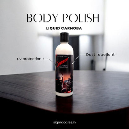 Body Polish (100 ml) | Handy spray polish for showroom-like shine in seconds. Instant shine, Zero residue, Easy spray-and-wipe, Safe on paint & chrome
