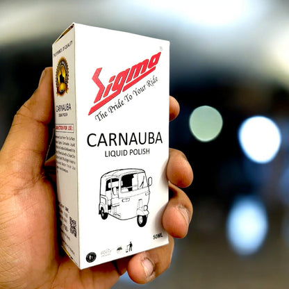 Sigma Liquid Carnauba Body Polish 100 ML + Sigma Cares Car Wash Shampoo 125 ML | High Gloss Shine & Deep Cleaning Combo Sigma Care