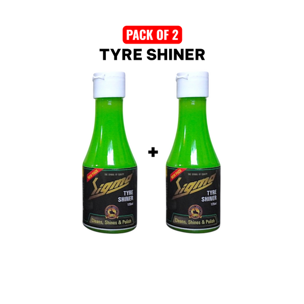 PACK OF 2 – SIGMA CARES TYRE SHINER (Special Price: ₹199 | MRP: ₹240) Sigma Care